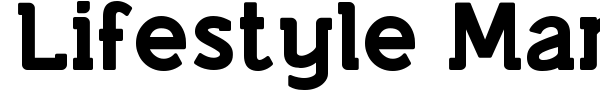 Lifestyle Marker M54 font preview